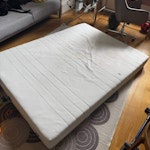 bed mattres just a regular mattress. bought the new one - hence need to throw this NW3 - removed for £58