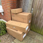 Cardboard boxes TW1 - removed for £38