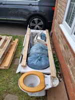 Bathroom Waste collected by all star waste clearances