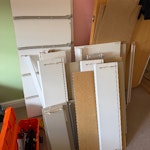 Old furniture old flatpack drawers and desks, all broken down ME14 - removed for £95