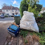 Large bag of polystyrene Polystyrene removed from shed office insulation. Easy access - in front garden. Bag intact TW11 - removed for £59