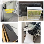 rubbish+bed+mirror+shoecab+gat rubbish+3ft bed+bathroom mirror+shoe cabinet +a gate behind the shoe cabinet CR0 - removed for £156