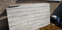 Wooden table top 5' collected by waste management group