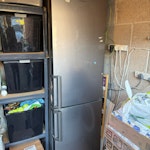 Fridge Freezer Samsung Fridge Freezer has been in garage for number of years as a beer fridge a few dents and bangs but in full working order..Moving home so no longer need WN3 - removed for £58