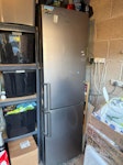 Fridge Freezer Samsung Fridge Freezer has been in garage for number of years as a beer fridge a few dents and bangs but in full working order..Moving home so no longer need WN3 - removed for £58