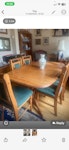 Dining table and chairs Dining table and 6 chairs ST5 - removed for £110