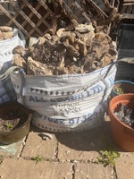 2 x tonne bags of rubble collected by Ican Services