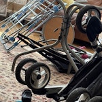 Bunch of household items It is just broken household items ie old buggy, ironing boards, table SE23 - removed for £71