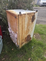 old fridge collected by AJD man and van