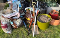 household bits and garden collected by Waste Machine