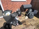 updated* literally 6 items bin and bags and a bbq that was fly tipped in garden by previous tenant back gate was forced open had to pay out for new carpets cant afford much im disabled so cant do it on my own PO15 - removed for £71
