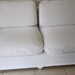 Large two seater sofa Item in Garage. Needs two people to carry OX2 - removed for £156