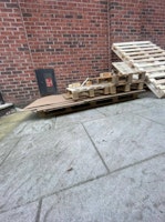 Wooden Pallets and other waste collected by Mersey Waste (NW) LTD