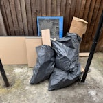 Worktop & Loose Sacks See Photo - Worktop Offcuts & Waste in Bags from Kitchen Renewal W12 - removed for £47