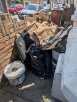 Table and cardboard collected by Universal N&D LTD