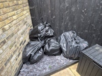 7 bags of domenstic waste collected by jdz junkbox