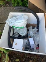 Various cardboard rubbish collected by Waste Collective