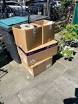 Cardboard and rubbish its 5a. carboard and waste left to front of property N17 - removed for £76