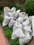 16 sacks of mixed waste sacks contains a wall tiles ,plasterbords,old plaster and general waste. W5 - removed for £130