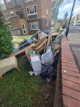 wood, underlay, old furniture N16 - removed for £177