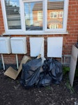 Old shower tray, board, bags Old shower tray, board, bags GU21 - removed for £69