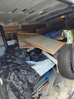1/2 Medium Van Load of Rubbish collected by LJ skip hire ltd