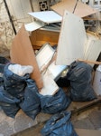 All rubbish to  clear. All rubbish clearance , inc. kitchen  counter tops,cupboards ( flatten) , rubble/soil bags , IKEA wardrobes (Flatten).metal , copper) , off wires cut.old electric lamps, old electric boiler ,oven and hob, water plastics container cut in bits , 3 seat sofa . Ideally a quote . Thank you . NW2 - removed for £357