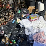 house clearance 17 bags 17 black bags , bedding, cardboard BR1 - removed for £229