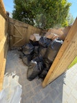 Rubbish Rubbish - approximately 20 black bin bags, plus the contents of 3 rubbish bins, plus cardboard GU24 - removed for £286