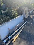 Large mattress, broken up bed Its a a large foam mattress, headboard and broken up bed SE22 - removed for £130