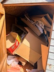 cardboards and some plastics Some cardboards and plastics BN15 - removed for £117