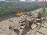 old wood and concrete Anjunk was a terrible experience... Need help in clearing up what the wouldn't. PE37 - removed for £156