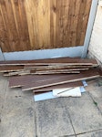 Renovation waste Offcuts from flooring job, old sink and worktops from kitchen and bags of other waste E3 - removed for £260