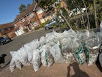 68 bags of rubble,7fake grass Garden soil and 7 rolls of fake grass HP1 - removed for £357