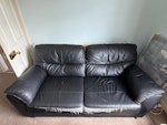 2-seater sofa 2-seater sofa in fair condition. Currently in the sitting room next to the front door entrance, on the ground floor. WA14 - removed for £65