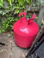 1fan + 1 empty helium tank collected by Waste Relief