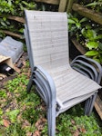 Household, some scrap metal Old marquis incl poles, roof rack, small metal speaker stands, garden chairs metal and fabric (material splitting), old saw, possibly some tiles, box plastic, washing line, cover that has been over some of this.
All rubbish is close to drive entrance. RH16 - removed for £47