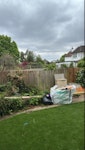 fake grass,planks,buckets etc builder waste 
rubbish HA8 - removed for £182