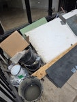 plasterboards, door, wood, etc Plasterboards, bucket, door, etc NW1 - removed for £152