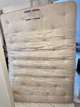 Double Mattress Good quality mattress but does have tears on one side - doesn’t affect the use. Can be re used or junked SE3 - removed for £52
