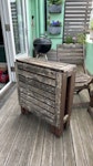 outdoor foldable table/chairs Outdoor furniture - foldable table and 2x foldable chairs. However state is old with one chair that needs to be thrown out. Other chair and table potentially salvageable but probs best to throw out. W11 - removed for £65