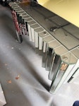 mattress; garden set; table King size mattress 
Garden table and 5 chairs (wicker) (see photo)
Glass console table (see photo) ST5 - removed for £150
