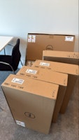 boxes and monitor collected by Gareth Marshall