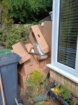 Solar installation waste Waste from solar installation, cardboard, plastic, some metal, cables RG22 - removed for £133