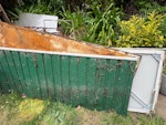 Garden and shed rubbish Old garden and shed rubbish (3 big bags) 6 sheets of flimsy corrugated metal, 2 old chairs and 2 palettes WC1N - removed for £165