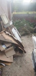 Domestic/cardboard/wood/garden Domestic waste from garage clearance, plastic boxes, wood, cardboard, garden/hedge clippings.

Load next to storage bay, easy access BS7 - removed for £199
