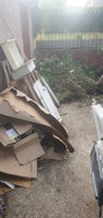 Domestic/cardboard/wood/garden collected by AJD man and van
