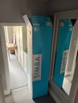 super king matress and box A superking matress (200cm x 180cm) and a 200cm long cardboard box SW12 - removed for £52