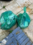 Drawers, parasol, wooden slats 1. Chest of drawers
2. two green sacks
3. two plastic boxes
4. garden umbrella
5. flat pack single bed SW11 - removed for £117