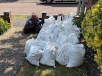 46 bags of earth/rubbish collected by Universal N&D LTD